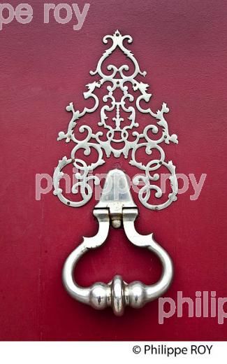 HEURTOIR DE PORTE, HOTEL PARTICULIER, 18 EME SIECLE, BORDEAUX,, GIRONDE. (33F36222.jpg)