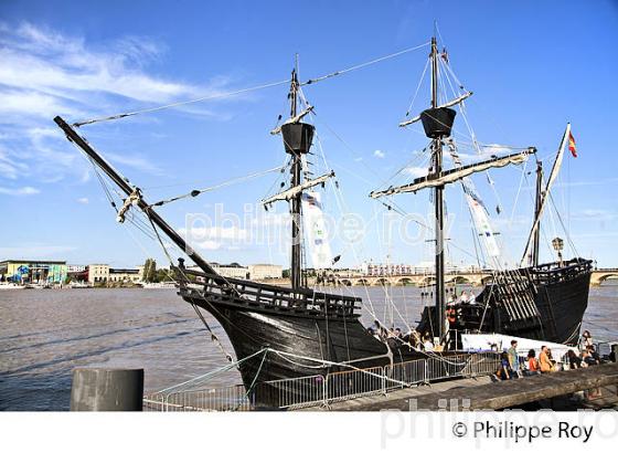 VIEUX GREEMENT, FETE DU VIN, LES QUAIS? QUAIS, VILLE DE BORDEAUX, GIRONDE. (33F36321.jpg)
