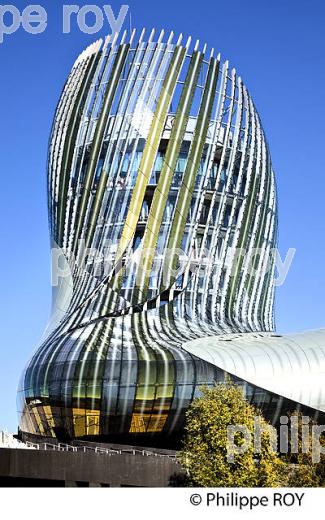 LA CITE DU VIN, QUARTIER DE BACALAN , BORDEAUX, GIRONDE. (33F36424.jpg)