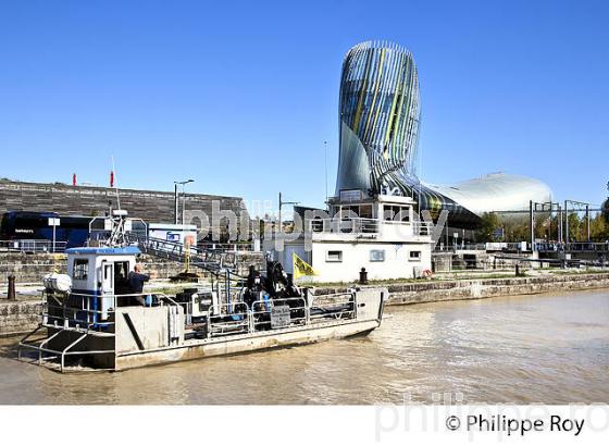 LA CITE DU VIN, QUARTIER DE BACALAN , BORDEAUX, GIRONDE. (33F36430.jpg)