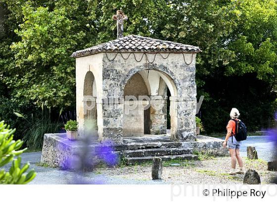REPOSOIR, VILLAGE  DE NOAILLAC ,  VALLEE DE LA GARONNE, REOLAIS, SUD  GIRONDE. (33F37418.jpg)