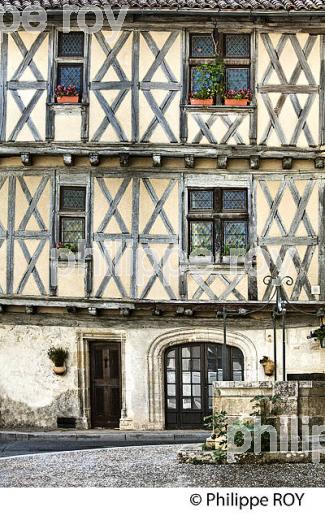 LA CITE MEDIEVALE DE LA REOLE, ENTRE DEUX MERS,  VALLEE DE LA GARONNE, GIRONDE. (33F38028.jpg)