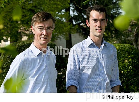 ALEXANDRE ET GUILLAUME THIENPONT, VIEUX CHATEAU CERTAN, POMEROL, CHATEAU DU BORDELAIS. (33V37712.jpg)