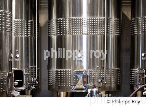 CUVIER DE VINIFICATION, MONTAGNE, GIRONDE,AQUITAINE,  FRANCE. (33V40408.jpg)