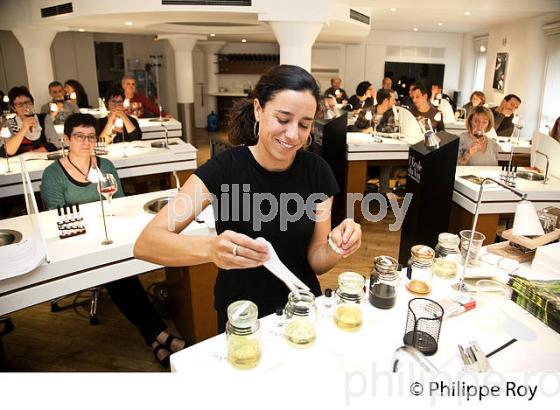 COURS DE DEGUSTATION, ECOLE DU VIN DU CIVB, BORDEAUX. (33V40629.jpg)