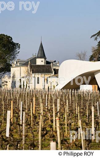 LE CHATEAU CHEVAL BLANC EN HIVER   SAINT EMILION, GIRONDE. (33V41130.jpg)