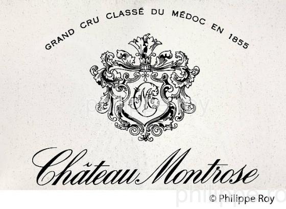 CHATEAU MONTROSE , AOC SAINT ESTEPHE, MEDOC, VINS DE BORDEAUX,  GIRONDE , AQUITAINE. (33V41430.jpg)