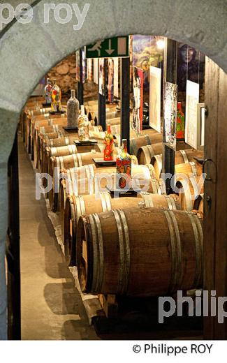 EXPOSITION DU PEINTRE FLICKINGER, CHAI DU CHATEAU GRAVAS, VIN AOC  BARSAC SAUTERNES , BARSAC,  GIRONDE. (33V48121.jpg)
