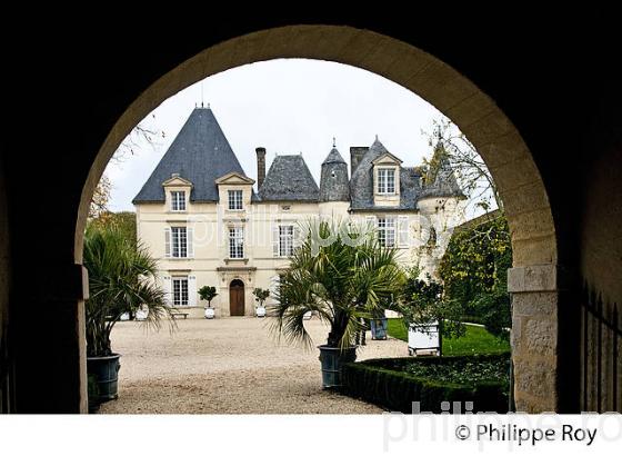 LE  CHATEAU HAUT-BRION, 1ER GRAND CRU CLASSE,  AOC  GRAVES DE PESSAC LEOGNAN , GIRONDE. (33V48416.jpg)
