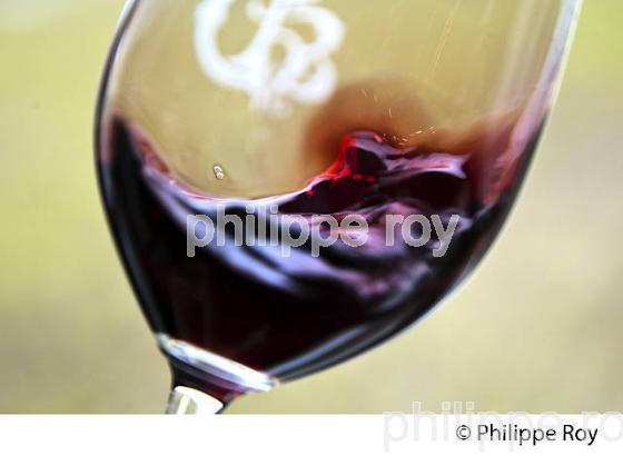 DEGUSTATION, VIN ROUGE DU CHATEAU HAUT-BRION, 1ER GRAND CRU CLASSE,  AOC  GRAVES DE PESSAC LEOGNAN , GIRONDE. (33V48423.jpg)