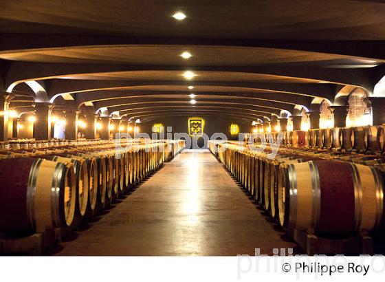 CHAI A BARRIQYUES, CHATEAU SMITH-HAUT-LAFITTE,  GRAND CRU CLASSE,  AOC  GRAVES DE PESSAC LEOGNAN , GIRONDE. (33V48722.jpg)