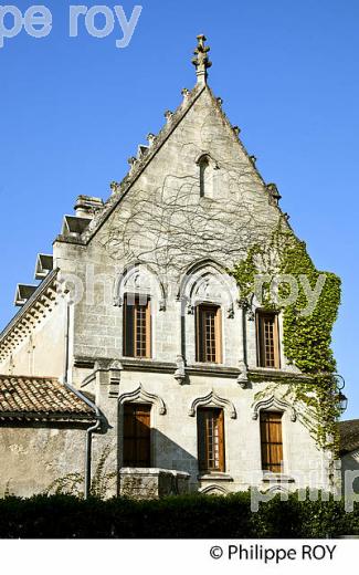 CHATEAU  LA GAFFELIERE,   GRAND CRU CLASSE, AOC SAINT EMILION, VIGNOBLE DE BORDEAUX. (33V49015.jpg)