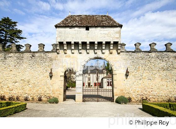 CHATEAU PRESSAC,  GRAND CRU CLASSE, AOC SAINT EMILION, VIGNOBLE DE BORDEAUX. (33V49121.jpg)