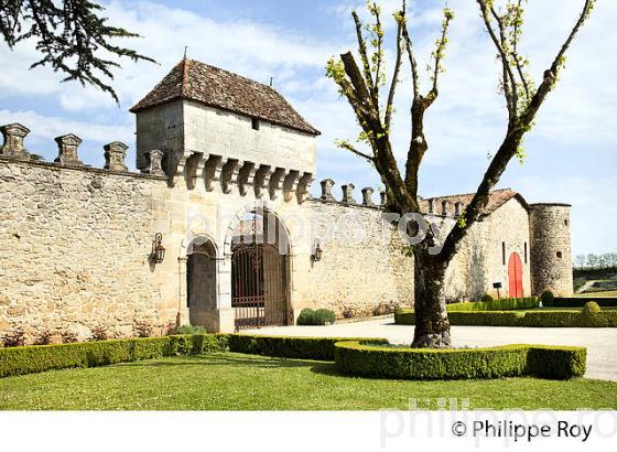CHATEAU PRESSAC,  GRAND CRU CLASSE, AOC SAINT EMILION, VIGNOBLE DE BORDEAUX. (33V49123.jpg)