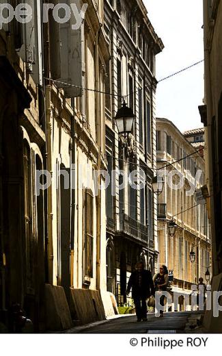 RUELLE , QUARTIER FACULTE, VIEUX MONTPELLIER, LANGUEDOC-ROUSSILLON. (34F00106.jpg)