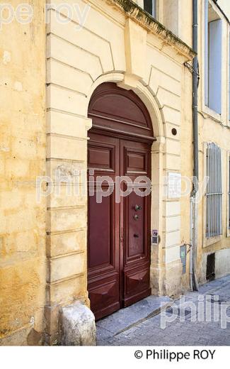 QUARTIER SAINTE ANNE , VIEUX MONTPELLIER, LANGUEDOC-ROUSSILLON. (34F00422.jpg)