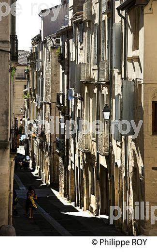 QUARTIER SAINTE ANNE , VIEUX MONTPELLIER, LANGUEDOC-ROUSSILLON. (34F00428.jpg)