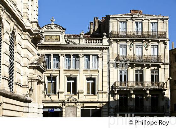 QUARTIER SAINT ROCH, VIEUX MONTPELLIER, LANGUEDOC-ROUSSILLON. (34F00522.jpg)