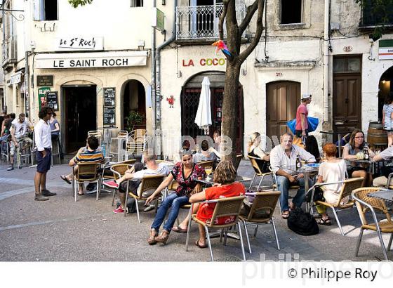 QUARTIER SAINT ROCH, VIEUX MONTPELLIER, LANGUEDOC-ROUSSILLON. (34F00536.jpg)