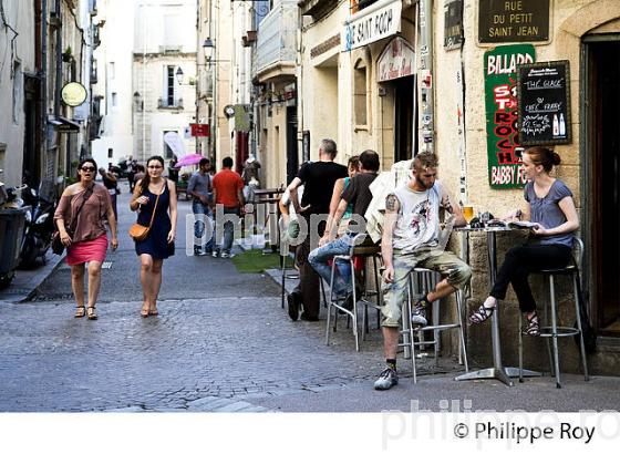 QUARTIER SAINT ROCH, VIEUX MONTPELLIER, LANGUEDOC-ROUSSILLON. (34F00537.jpg)