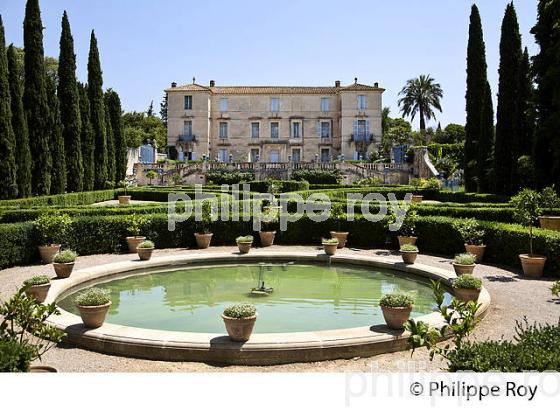 CHATEAU DE FLAUGERGUES, MONTPELLIER, LANGUEDOC-ROUSSILLON. (34F00607.jpg)