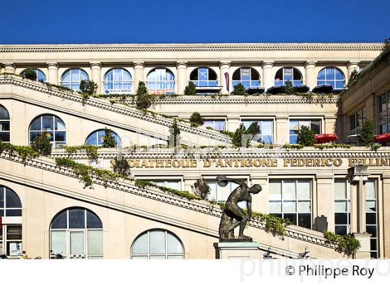 QUARTIER ANTIGONE, RICARDO BOFILL, MONTPELLIER, LANGUEDOC-ROUSSILLON. (34F00639.jpg)