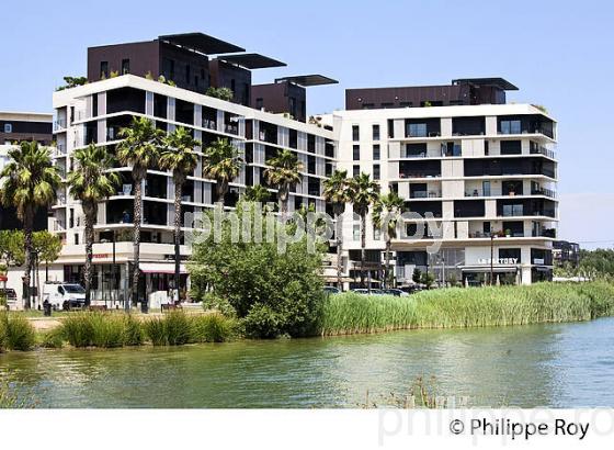 QUARTIER DE PORT-MARIANNE, MONTPELLIER, LANGUEDOC-ROUSSILLON. (34F00906.jpg)