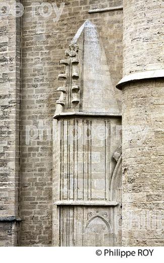 LA CATHEDRALE  SAINT PIERRE,  MONTPELLIER COEUR DE VILLE , HERAULT, LANGUEDOC. (34F01307.jpg)