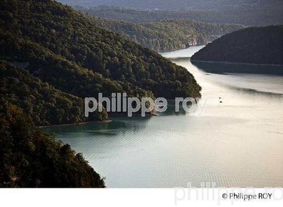 LAC DE BARRAGE DE VOUGLANS, JURA, FRANCE (39F02232.jpg)