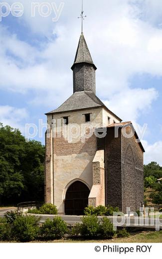 PRIEURE SAINTE MARIE, CHEMIN DE SAINT JACQUES, MIMIZAN, COTE D' ARGENT, LANDES, AQUITAINE. (40F01240.jpg)