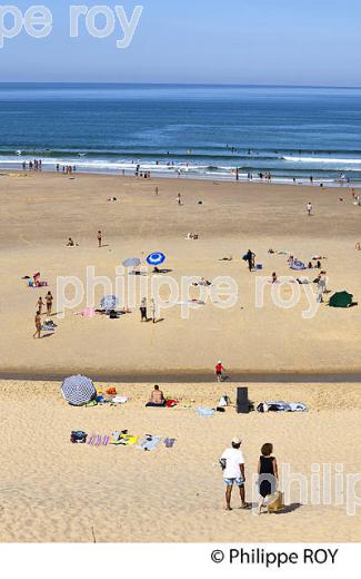 PLAGE  DE BISCARROSSE, COTE ATLANTIQUE, LANDES, AQUITAINE. (40F02438.jpg)