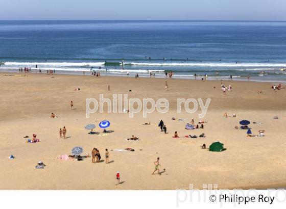 PLAGE  DE BISCARROSSE, COTE ATLANTIQUE, LANDES, AQUITAINE. (40F02511.jpg)