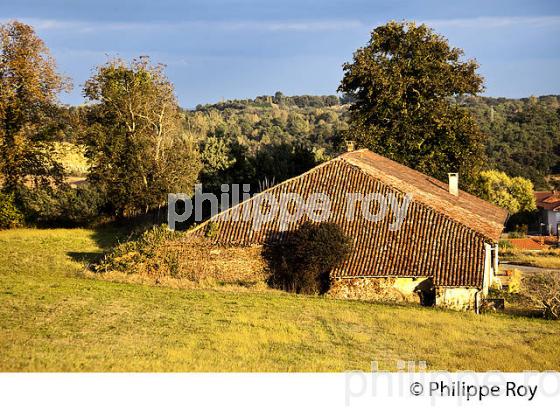MAISON TRADITIONNELLE  DE CHALOSSE, LANDES. (40F03512.jpg)