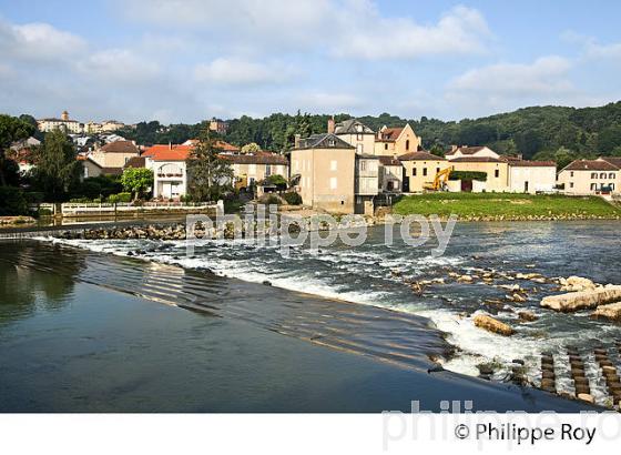 L' ADOUR A AIRE SUR L' ADOUR,  TURSAN, LANDES. (40F03717.jpg)