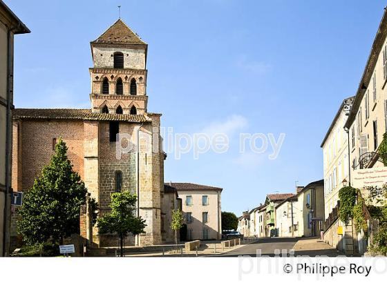 EGLISE SAINTE QUITTERIE DU MUS  A AIRE SUR L' ADOUR, TURSAN, LANDES. (40F03725.jpg)