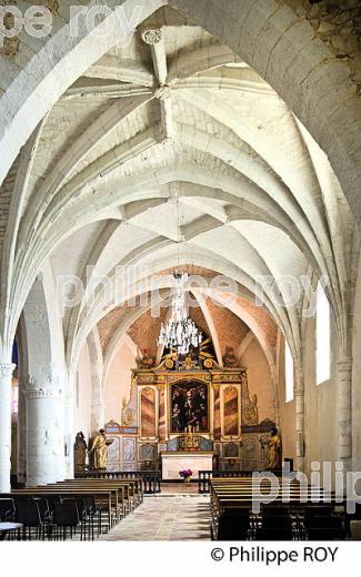 EGLISE ROMANE DE BROCAS, MONTAUT, CHALOSSE, LANDES. (40F04121.jpg)