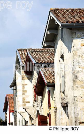 LE VILLAGE D' HASTINGUES , BASTIDE DU   PAYS D' ORTHE, LANDES. (40F04836.jpg)
