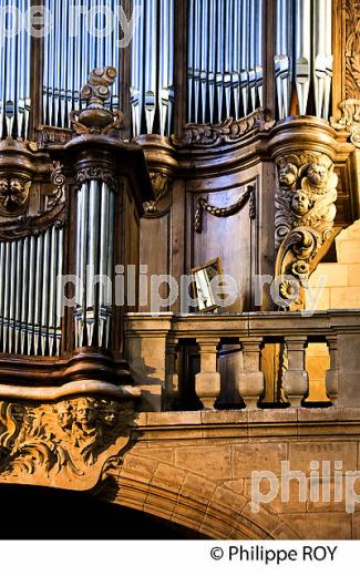 ORGUE, CATHEDRALE NOTRE DAME, VILLE DE DAX, LANDES. (40F05311.jpg)