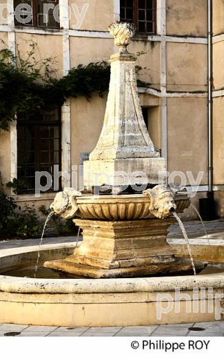 FONTAINE SEVIGNE, HOTEL NEURISSE, 17 EME SIECLE, VILLE DE DAX, LANDES. (40F05335.jpg)