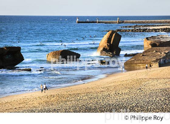 BLOCKHAUS,   PLAGE DE SANTOCHA , STATION BALNEAIRE DE CAPBRETON, COTE D' ARGENT, LANDES. (40F07327.jpg)