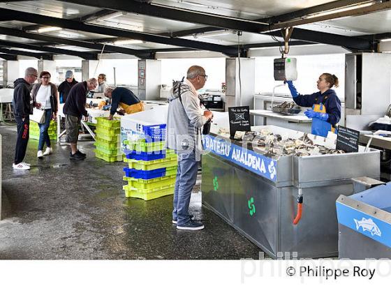 LE MARCHE AUX POISSONS, PORT DE CAPBRETON, COTE D' ARGENT, LANDES. (40F07504.jpg)