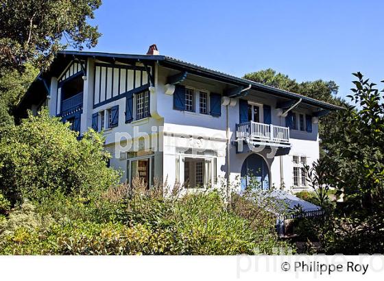 LA PORTENIA, MAISON  DE VILLEGIATURE,  STATION BALNEAIRE DE HOSSEGOR, COTE D' ARGENT, LANDES. (40F07718.jpg)