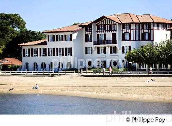 HOTEL DU PARC, LAC D' HOSSEGOR,  STATION BALNEAIRE DE HOSSEGOR, COTE D' ARGENT, LANDES. (40F07918.jpg)