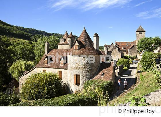 CHATEAU DE LIMARGUE,  VILLAGE D' AUTOIRE, CAUSSE DU HAUT QUERCY, LOT. (46F00426.jpg)