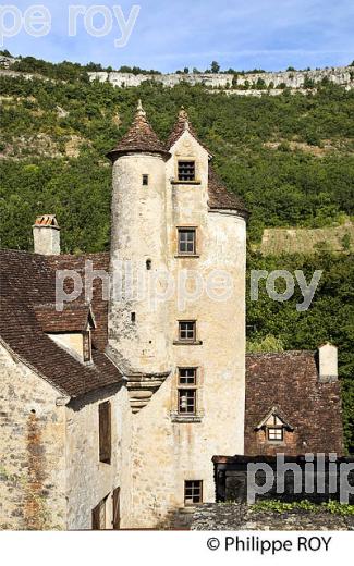 CHATEAU DE LIMARGUE,  VILLAGE D' AUTOIRE, CAUSSE DU HAUT QUERCY, LOT. (46F00430.jpg)