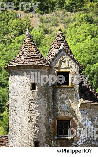 CHATEAU DE LIMARGUE,  VILLAGE D' AUTOIRE, CAUSSE DU HAUT QUERCY, LOT. (46F00431.jpg)