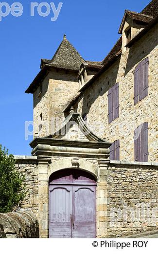 CHATEAU DE BUSQUEILLES , VILLAGE D' AUTOIRE, CAUSSE DU HAUT QUERCY, LOT. (46F00433.jpg)