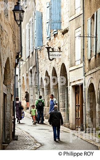 RUELLE,  VIEILLE VILLE DE CAHORS VALLEE DU LOT, QUERCY, LOT. (46F01201.jpg)