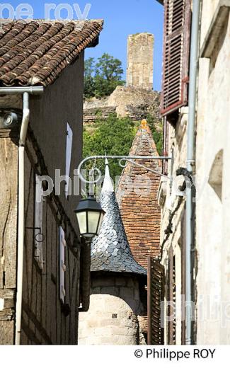 VILLAGE FORTIFIE DE SAINT-CEREE, VALLEE DE LA BAVE, QUERCY, LOT. (46F01339.jpg)