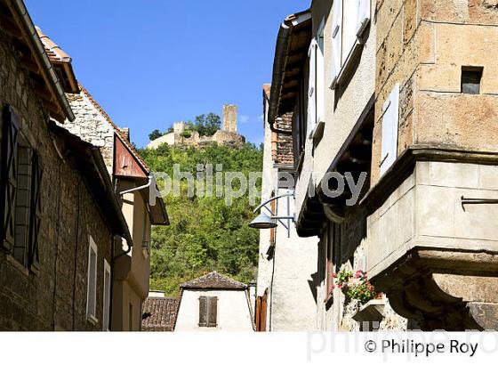 VILLAGE FORTIFIE DE SAINT-CEREE, VALLEE DE LA BAVE, QUERCY, LOT. (46F01404.jpg)